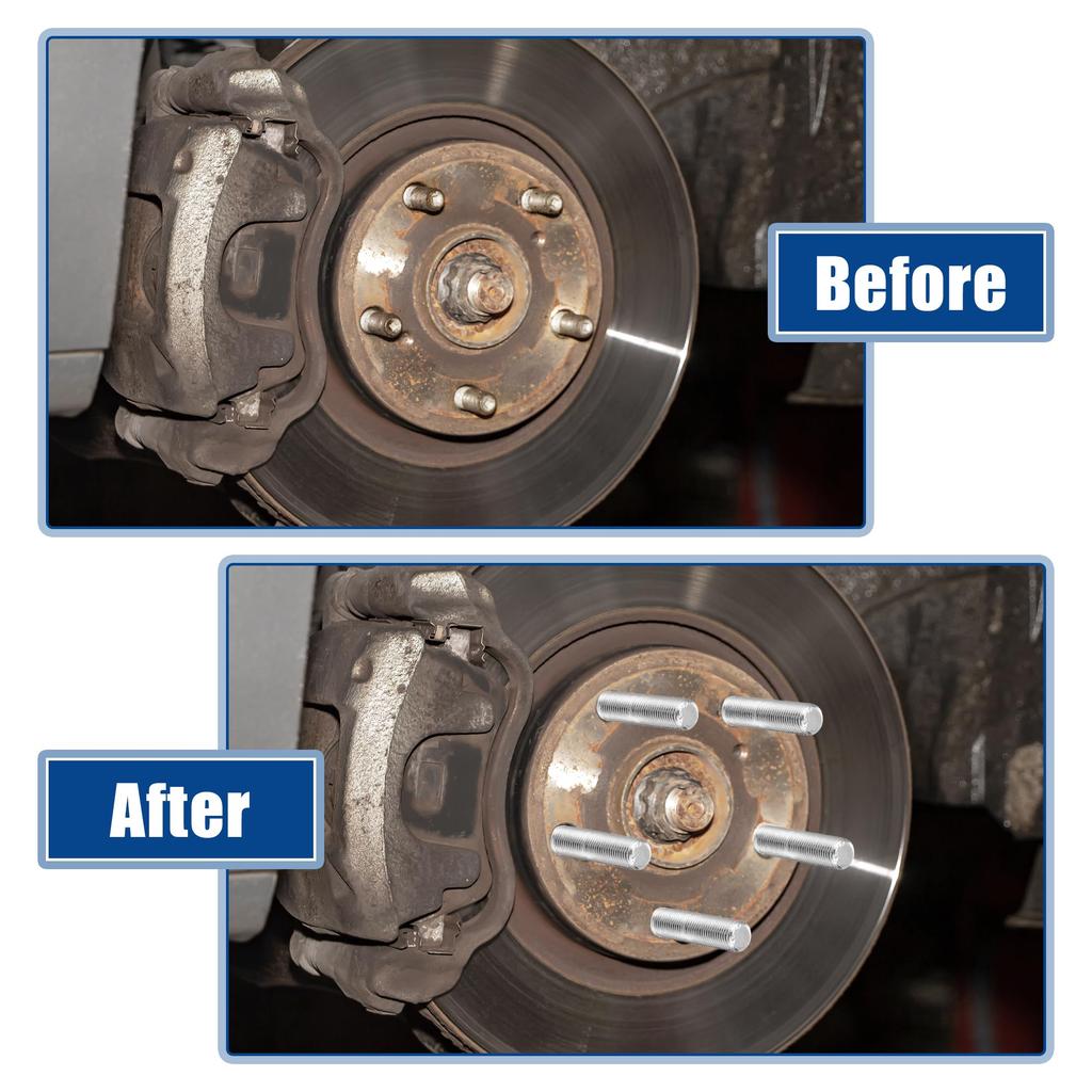 ACROPIX M12x1.25 Wheel Spacer Extension Nuts, Conical Seat, 19mm Hex, 28mm Shank Length, for Jeep Cherokee 2014-2022 - Pack of 20