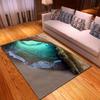 Beach Concept Landscape Living Room Carpet Bedroom Dining Room Floor Mat Pattern Size