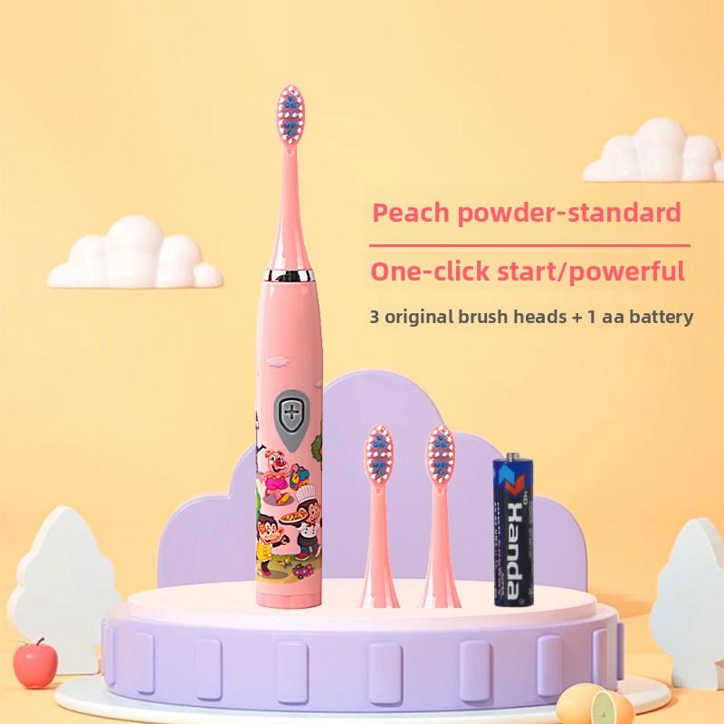 

Электрическая зубная щетка детская модель, водонепроницаемая маленькая головка мягкая щетина электрическая зубная щетка модель на батарейках запуск одним нажатием электрическая