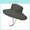 Fisherman Hat Men Sun Protection Waterproof Large Brim For Outdoor Summer Activities
