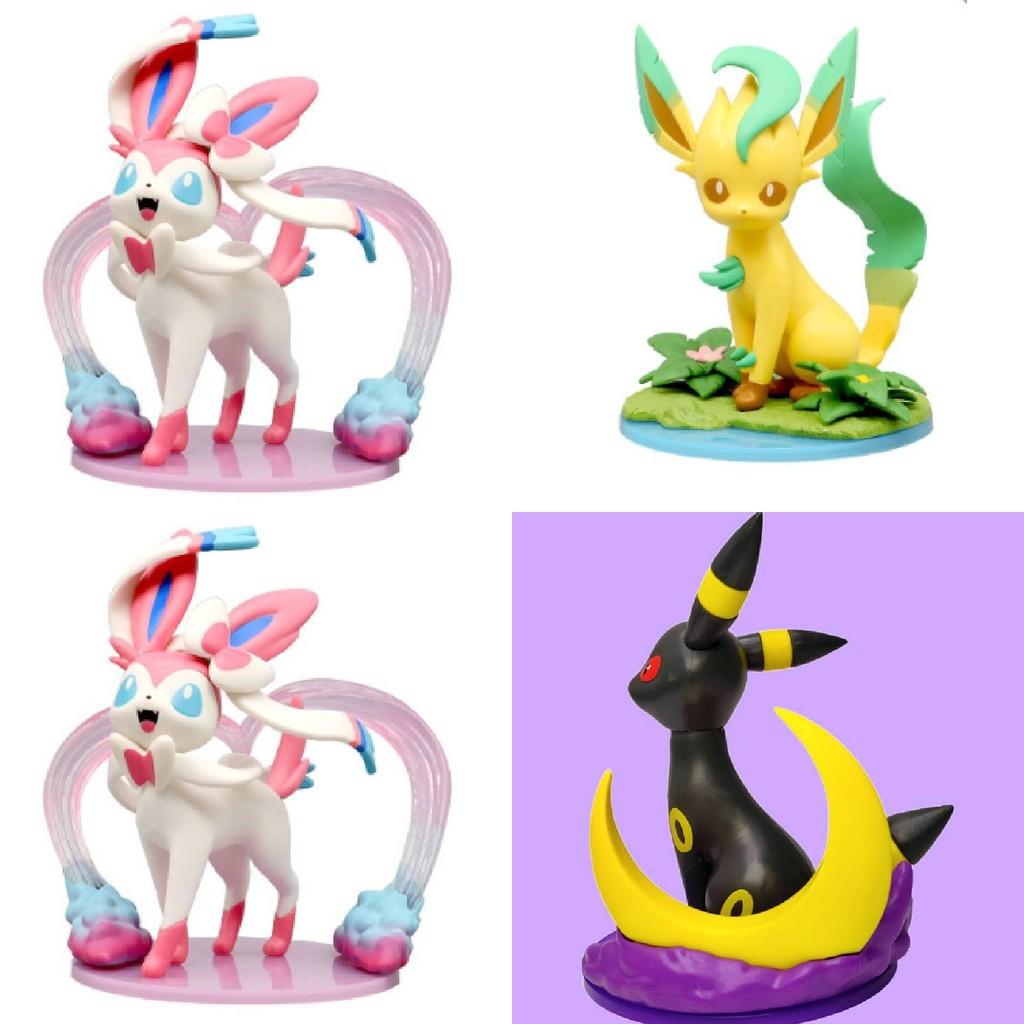 Exquisite Pvc Model Figurine Of Fairy Eevee With Moonlight And Leaf Designs For Collectors