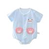 Summer Cotton Baby Romper - Short Sleeve One-Piece for Boys & Girls