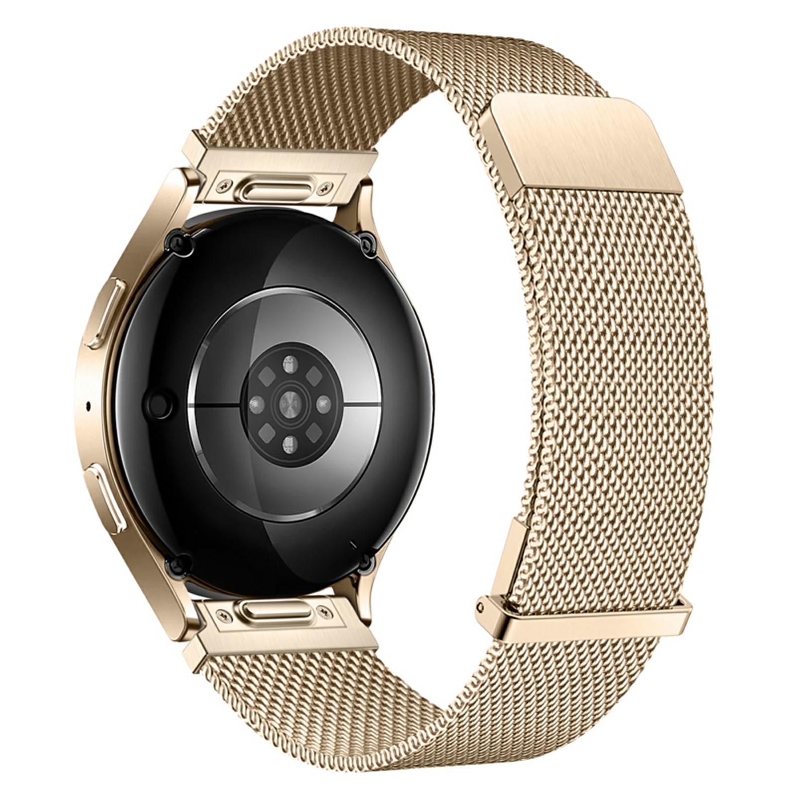 20mm Quick Release Strap for Samsung Galaxy Watch7/6 40mm 44mm/Watch6 Classic 43mm 47mm Milanese Mesh Stainless Steel Watch Band Magnetic Clasp