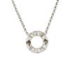 Sophy Rouge Modern Crocs White Gold Necklace