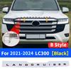 For Toyota Land Cruiser 300 LC300 Engine Cover Decoration Land Cruiser Logo Modification Accessories FJ300 Cover Letter Sticker YU6