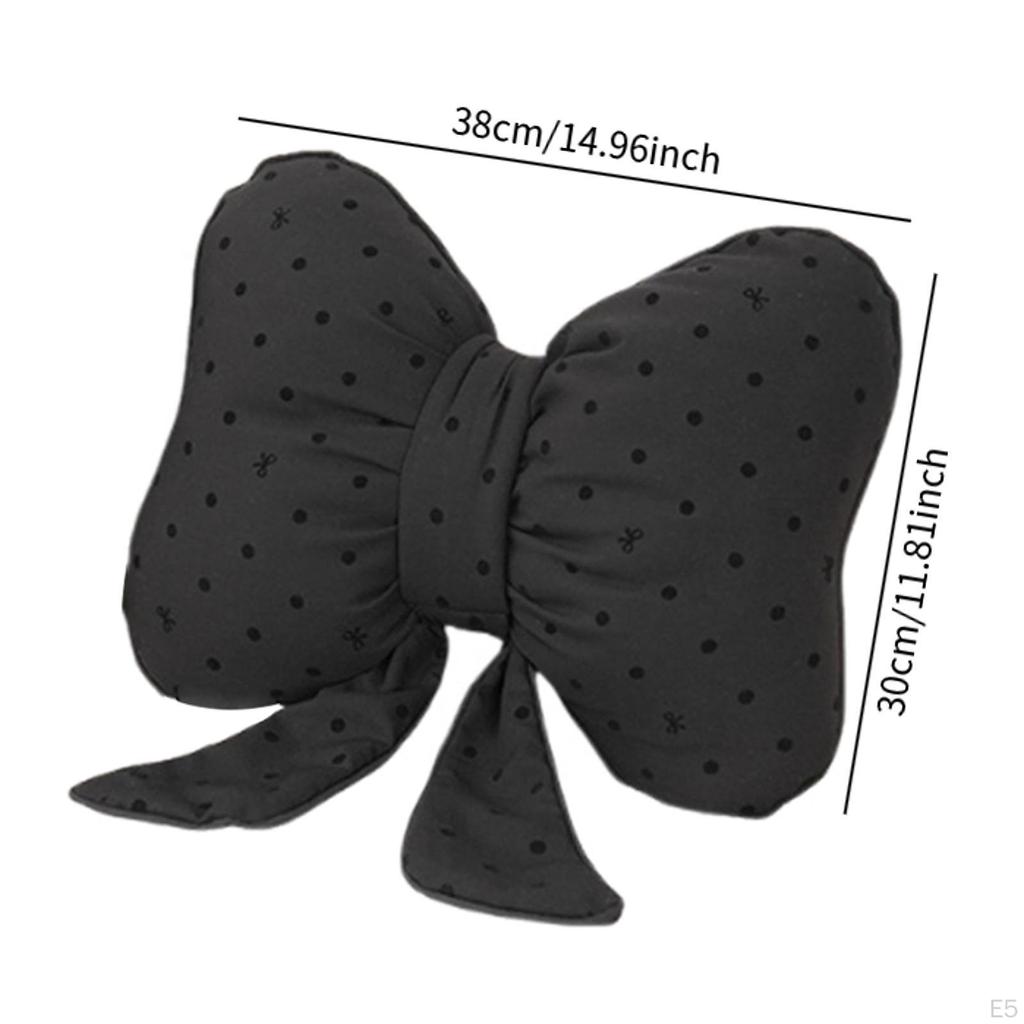 Bow Accent Pillow for Home And Office, Back Support Cushion Sofa Bed