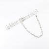Fashion Double Breasted Design Women Waist Belt And Butterfly Metal Chain Decor