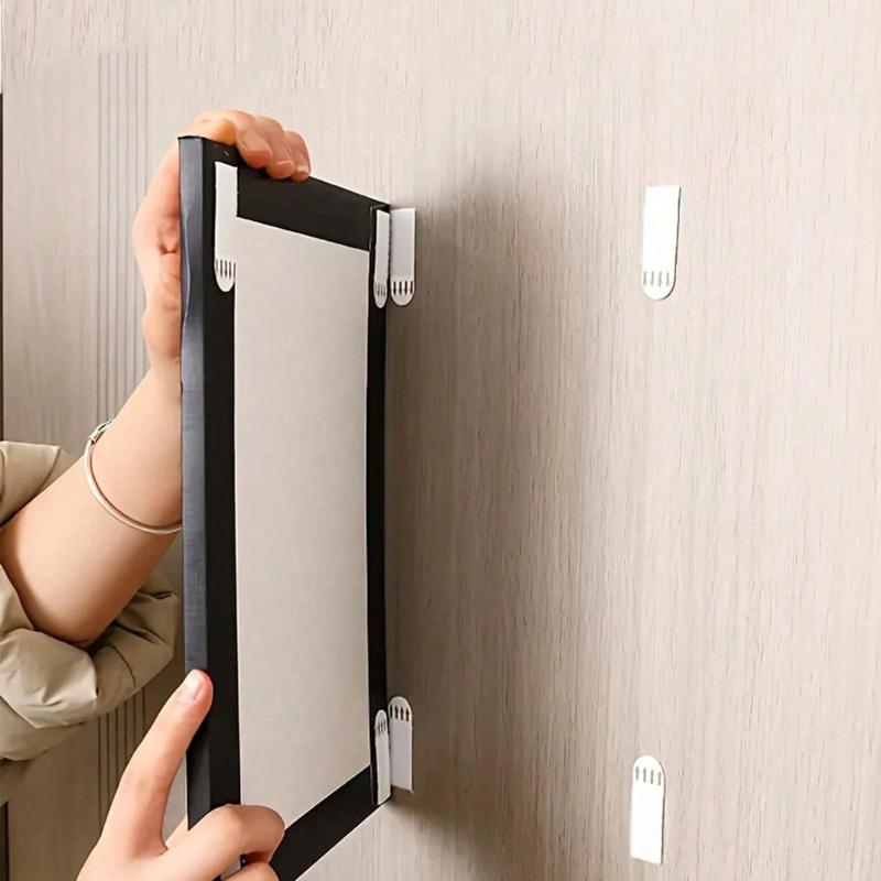 

Вешалка, не требующая сверления, подходит для различных типов стен! Полоски для декора Клейкие наклейки Крючок Подходят для фиксации дома 12pcs разноцветный