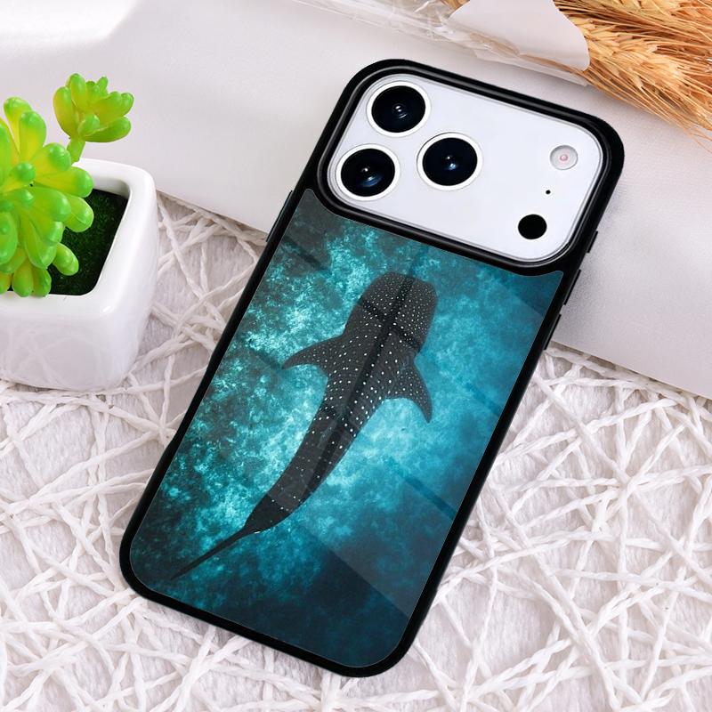 Cute Ocean Whale Fish Phone Case for iPhone 17 Air 16 15 11 12 14 13 Pro Max Shockproof Cover