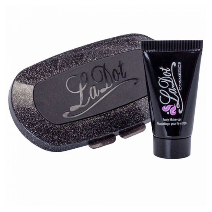 Ink Kit and Stamp Case - LaDot - EXLKIT - Hypoallergenic Black Ink - Waterproof - 15ml