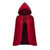 With Oversized Hood Halloween Hooded Cloak Lace-up Cosplay Costume New Design Vintage Hooded Cape