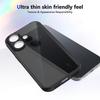 Compatible with VIVO V60lite and OPPO A6 PRO, Frosted Transparent Black Anti-Fall Case