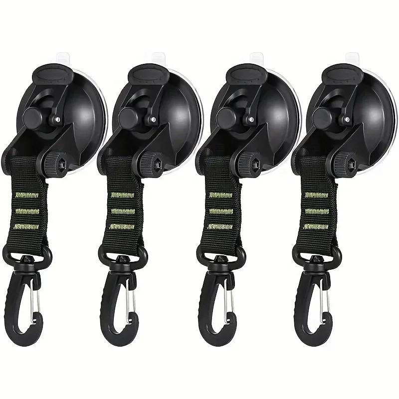 Outdoor Camping Car Tent Suction Cup Buckle Portable Suction Cup Hook Tent Hook Sun Protection Rain Cover Car Window Suction Cup