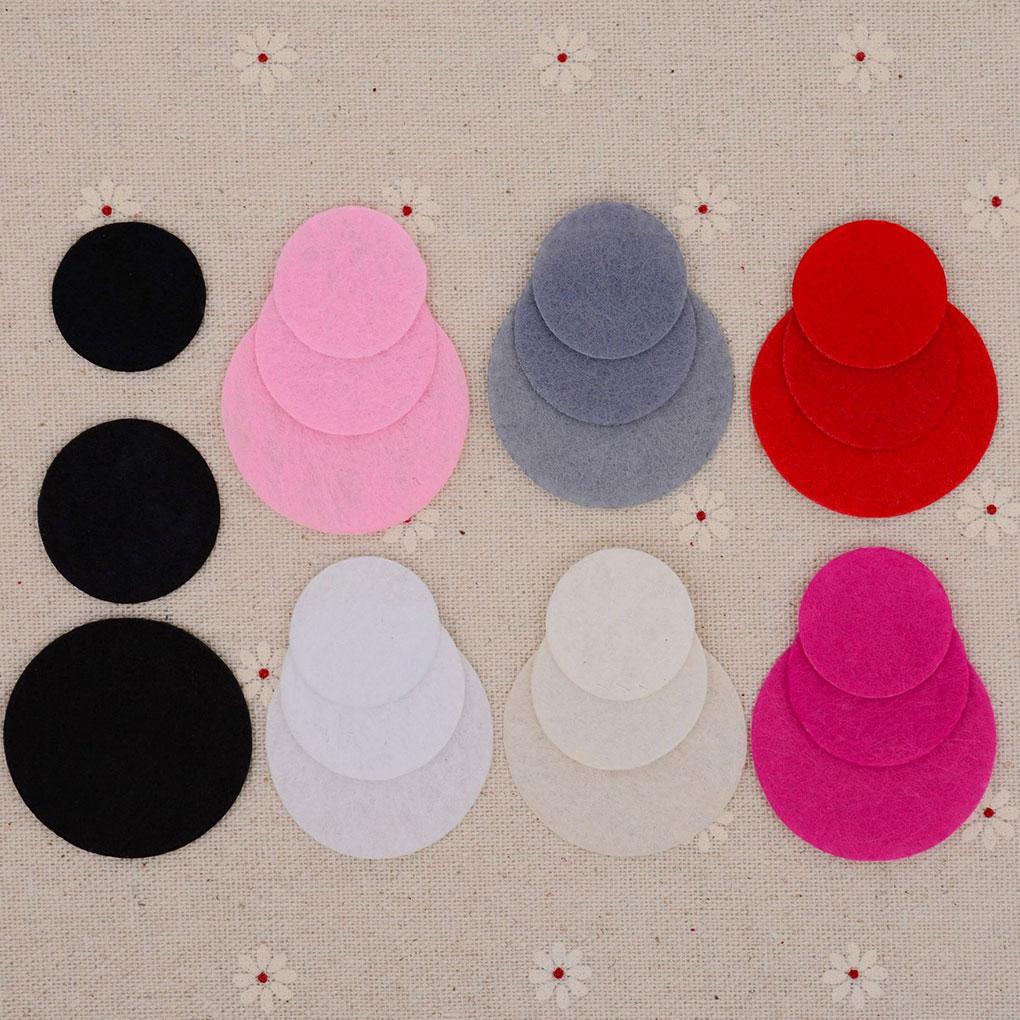 20 Pieces Non-woven Fabric Pad Base Craft Handmade Handicraft Basic Flower Patch Manual Crafting Clothing Jewelry
