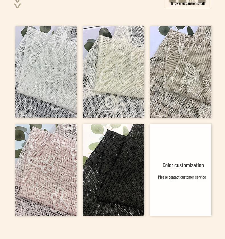 3D Butterfly Embroidery Lace Fabric for Dresses & Children's Clothing