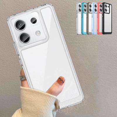 For Redmi Note 13 Pro Case Cover Xiaomi Redmi Note 13 Pro Capa Shockproof Transparent Colour Clear Fundas Redmi Note 13 Pro Plus