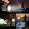 LED Camping Lantern Solar and Rechargeable Lantern Flashlight Collapsible and Portable Light for Daily/Camp/Hiking/Night Fishing