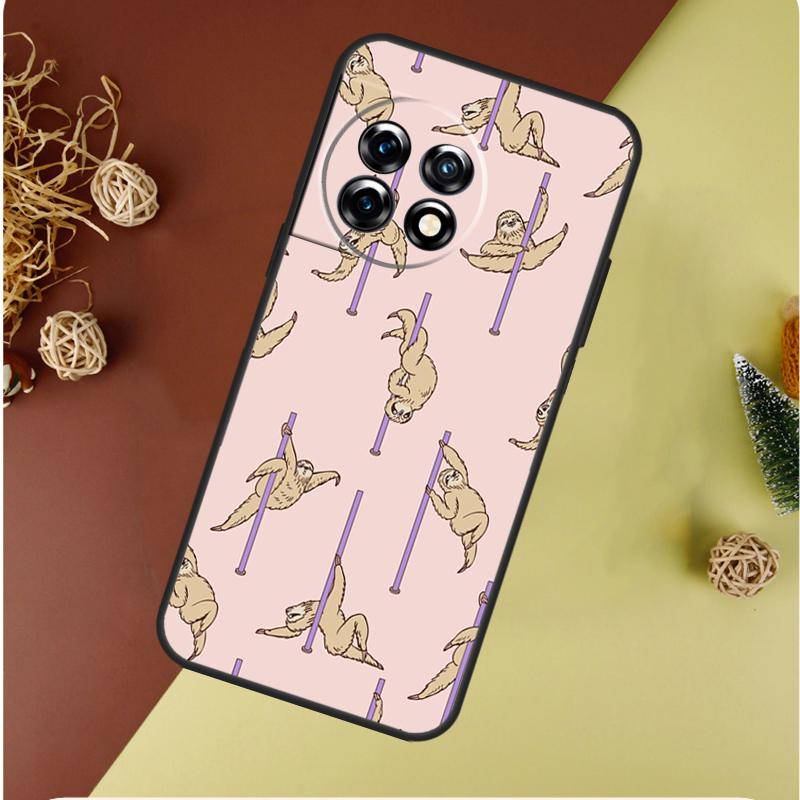 Baby Sloth For OnePlus 13 12 11 12R 13R 9 10 Pro 8T 9RT 10T 10R Nord 4 CE 2 3 Lite N20 N30 Phone Case