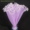petite28X400cm Flower Wrapping Paper Pearl Packaging Material Supplies Wave Yarn Lace Mesh Florist Bouquet Party Valentine Gift