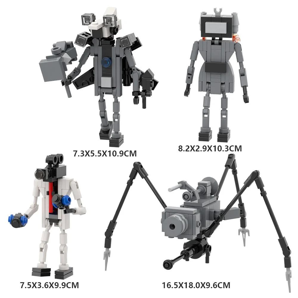 2023 Skibidi Toilet Man VS Monitor Blocchi da Costruzione Camerman Titan Speakerman Giocattolo Fai da Te Set di Figure Speakerman per Bambini Regalo