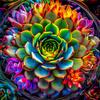 Bgraamiens Puzzle- Beautiful Succulent Puzzle for Adults 1000 Pieces, High Definition Puzzle,Colorful Succulent Jigsaw Puzzle