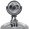 Quiet Octopus Mini Fan, Portable Rechargeable Fan for Baby Stroller & Outdoor