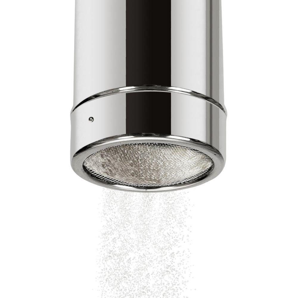 Container with Strainer Strainer for Powdered Sugar Sprinkles Powdered Sugar Cinnamon Cocoa