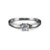 Unisex Moissanite Ring Minimalist Light Luxury High End Sense Fashionable Band For Men And Women