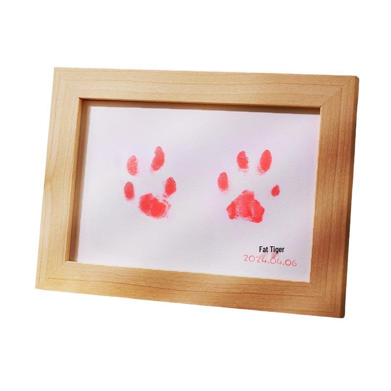 Pet and Baby Hand & Footprint Inkless Photo Frame Memorial Display