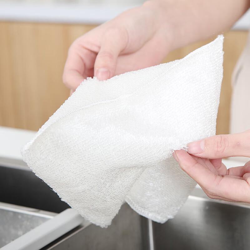 Bamboo Fiber Double-Layer Dishcloth Set