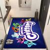 Cartoon S Smiling C Critters Door Mat Washable Non Slip Living Room Sofa Chairs Area Mat Kitchen Doormat Area Rug