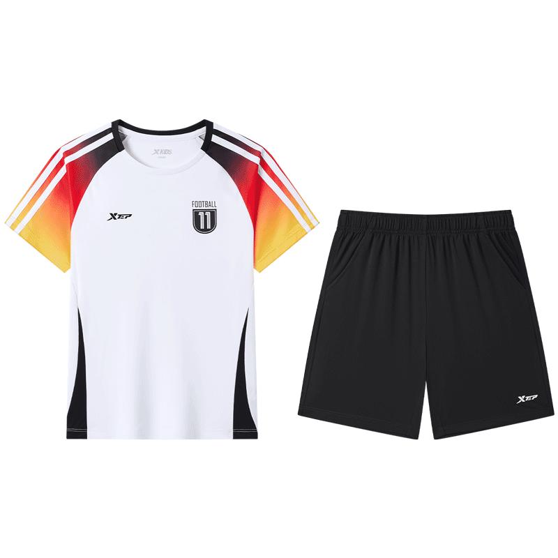 XTEP Kids  Moisture-Wicking Gradient Knit Short Set 160