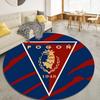 Mks Pogoń Szczecin Cool Round Area Rug,Carpet Rug for Living Room Bedroom Sofa Playroom Decor,Non-slip Floor Mat Q0026