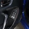Miękkie włókno węglowe styl drzwi samochodu szyba przełącznika podnoszenia naklejka ramka dla Subaru BRZ/Toyota 86 2012- akcesoria do wnętrz samochodowych