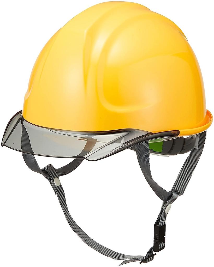 Work Helmet Aero Mesh [DIC Plastics] SYA-C-SFE4M-M3 Yellow/Smoke