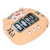 Digital Kitchen Timer Countup Countdown Cartoon Animal Sound Flash Alert Easy Operation with Stand for Cooking Teaching