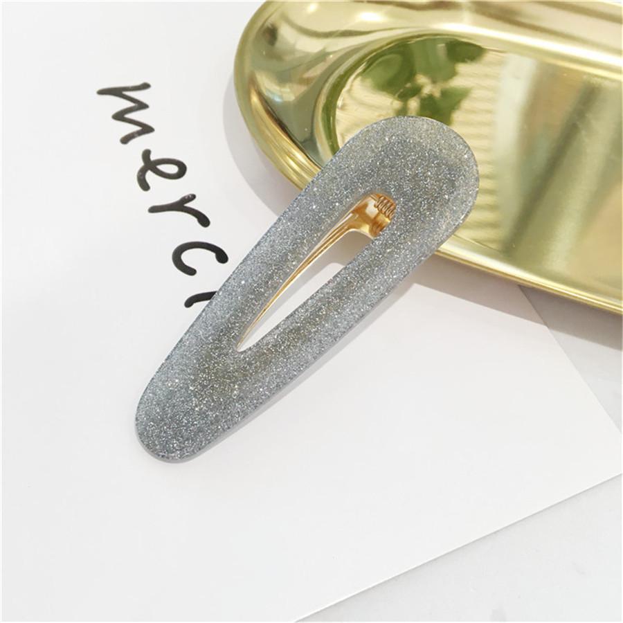 Big Hair Accessories Women Head Pins Fashion Jewelry Water Drop Rectangle Acrylic Hair Clip Barrettes Headwear for Girls