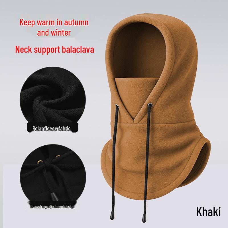 Adjustable Winter Fleece Ski Mask & Neck Warmer Pullover Hat