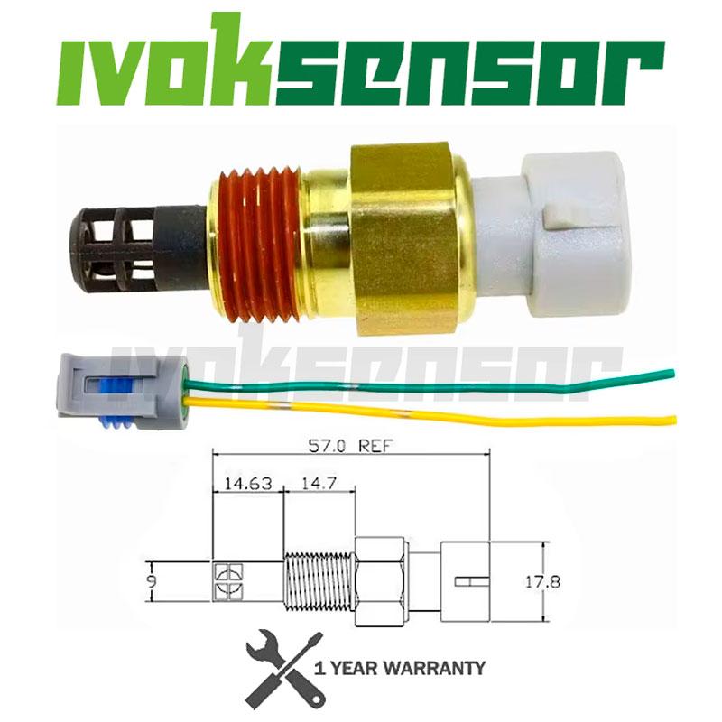25036751 25037225 25037334 Intake Air Temp Temperature Sensor Sender For G.M IAT MAT ACT With Connector 2-Way Female Pigtail