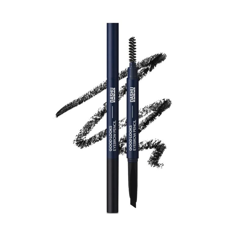 

[DASHU] Men s Good Looks Eyebrow Pencil 0.3g - Professional Natural Definition & Easy Grooming for Men Natural Black