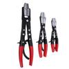 3 Pcs Ratcheting Hose Pinch Pliers Set 8 10 12 Inch Locking Hose Pinch Off Pliers for Heatsink Coolant Car Fuel Lines