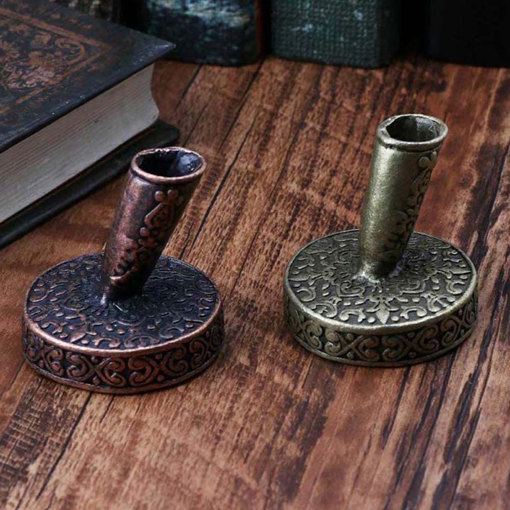 Pen Accessories Stainless Steel Round Pen Holder Pen Organizer Holder Fountain Feather Pen Stand