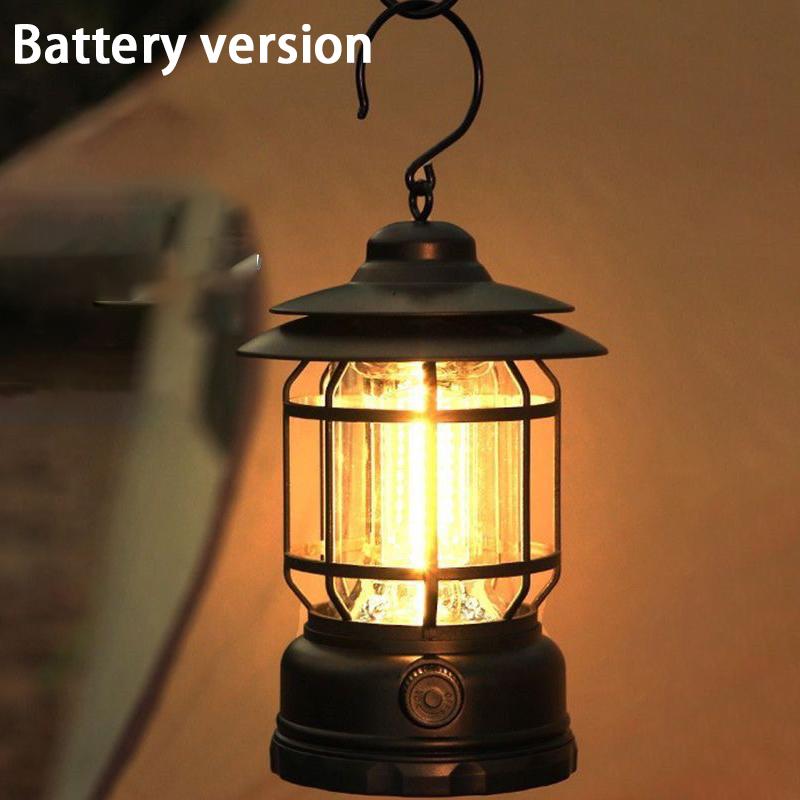 Camping Light Solar-Powered Long-Lasting Rechargeable Portable Lighting Lamp