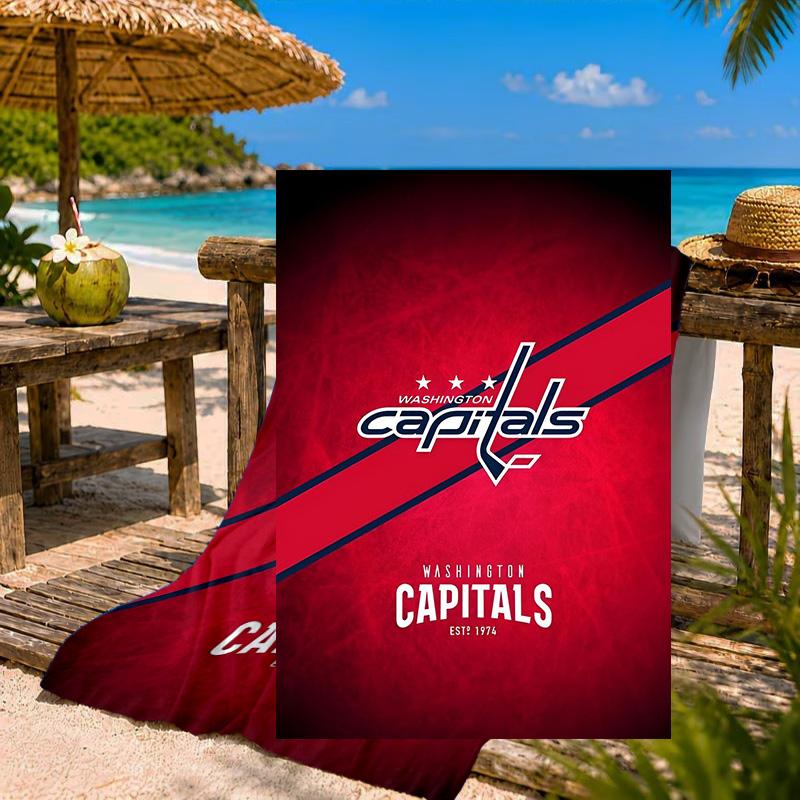 Washington Team Spirit Beach Towel Microfiber Beach Towel, Lightweight and Quick-Dry, for Summer Travel, Swimming Pool Fan Birthday Gift
