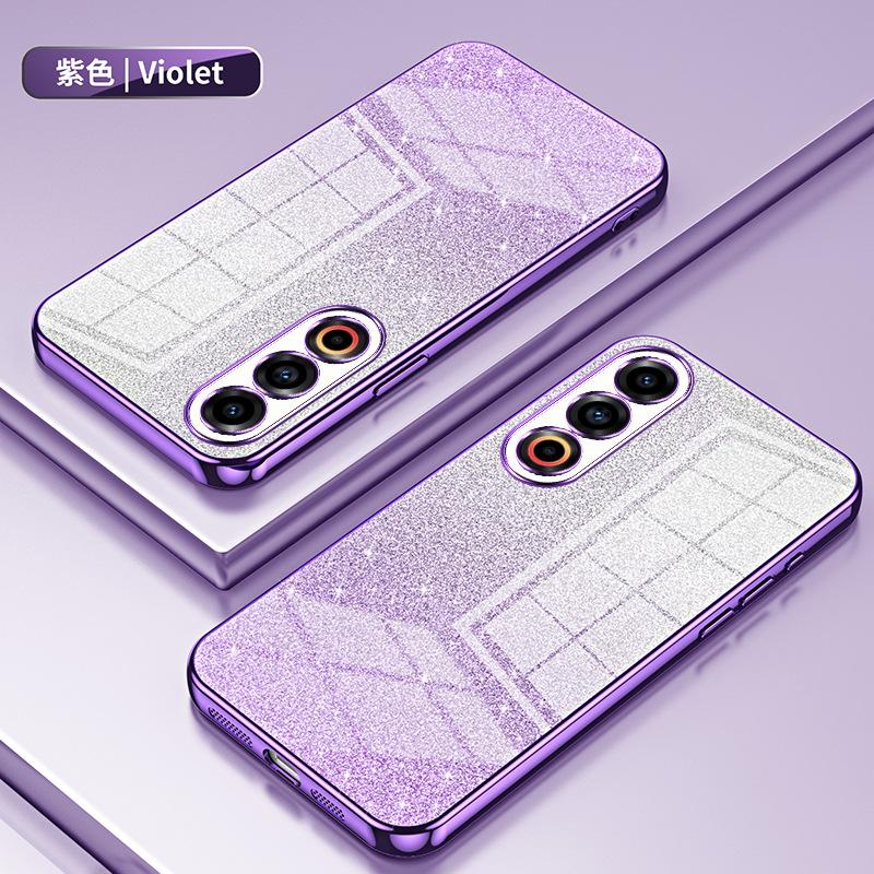 Applicable to Meizu 21 electroplating glitter mobile phone case Meizu 20Pro transparent Meizu 20 anti-drop luxury protective case