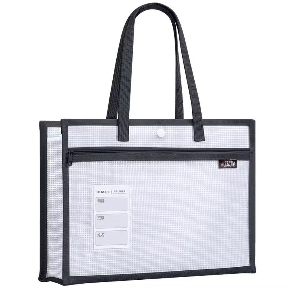 Mesh Test Paper Storage Bag Thickened Stationery Organizer Pouch  School Office Supplies