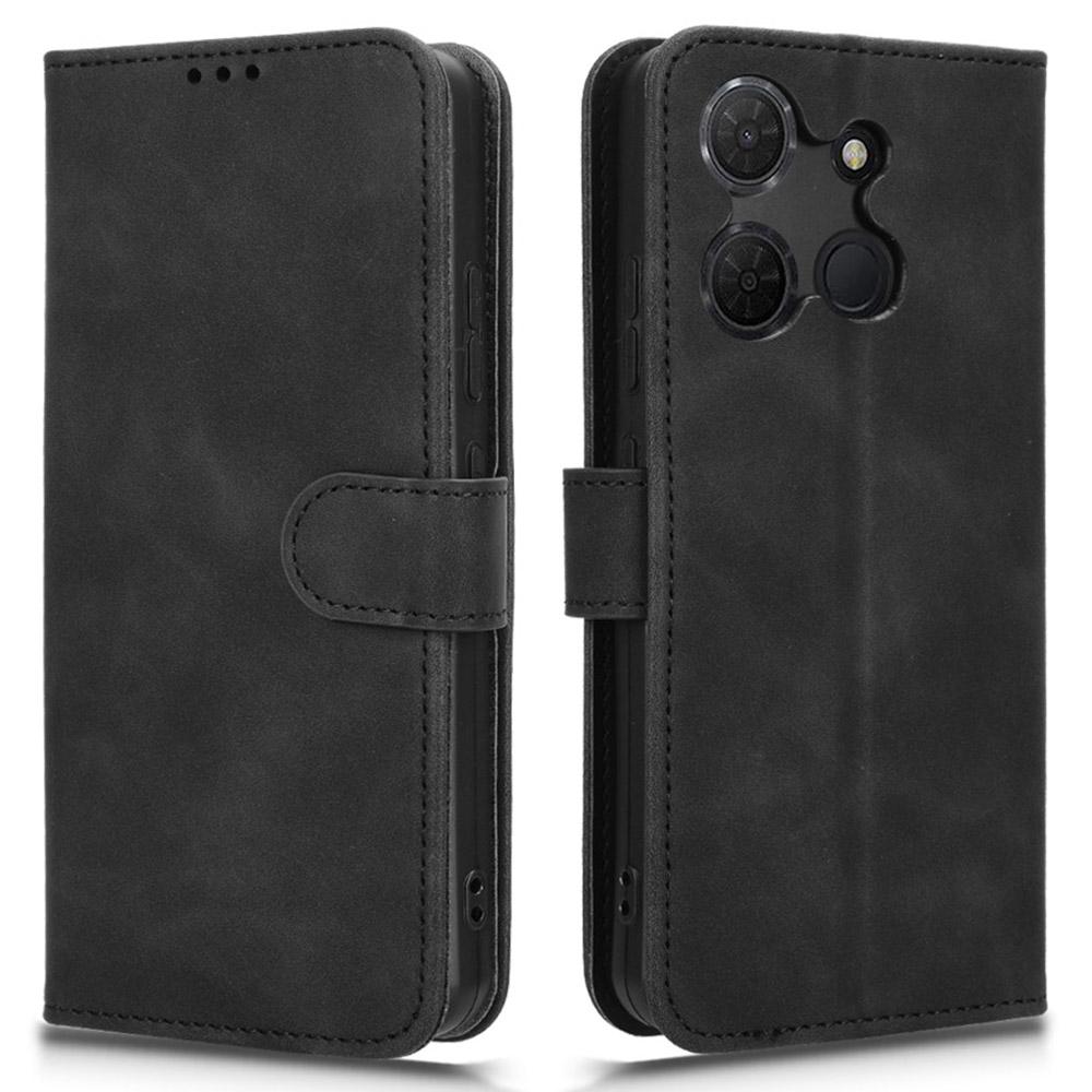 Für TCL 503 Lederhülle Skin-Feel Anti-Drop Brieftasche Klapphülle