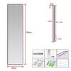 SmartEasy Standing Door Mirror with Aluminum Alloy Stylish Design Mirror, Full-Length Mirror, Wall-Mounted Frame, (Black, 16535CM)