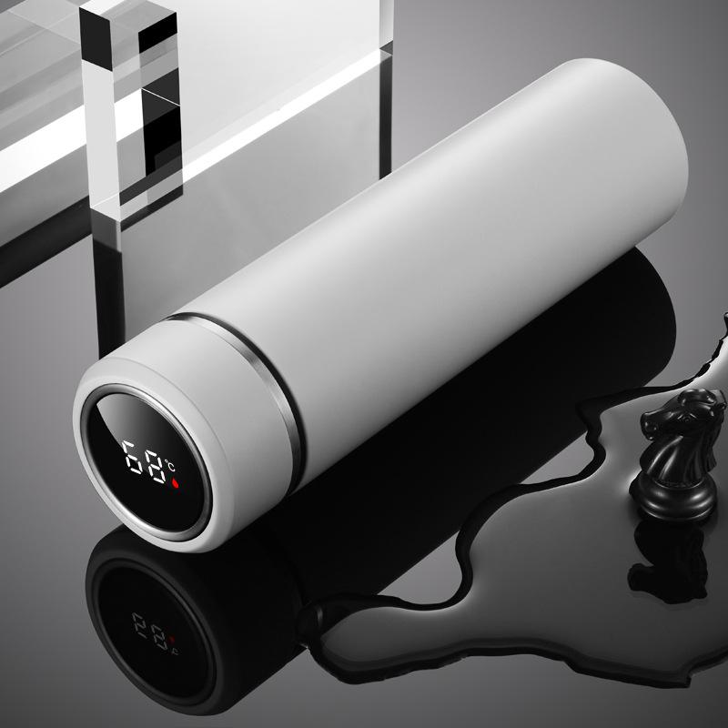 316 stainless steel thermos cup, high-end gift water cup, car business office cup, intelligent temperature measurement cup