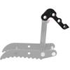   Excavator L Shaped Bracket Replacement for     Excavator 3 Hole Hydraulic Thumb Clip Bracket with 3 Pull Pins
